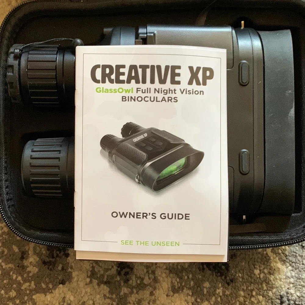 Creative xp glass owl binoculars BNIB